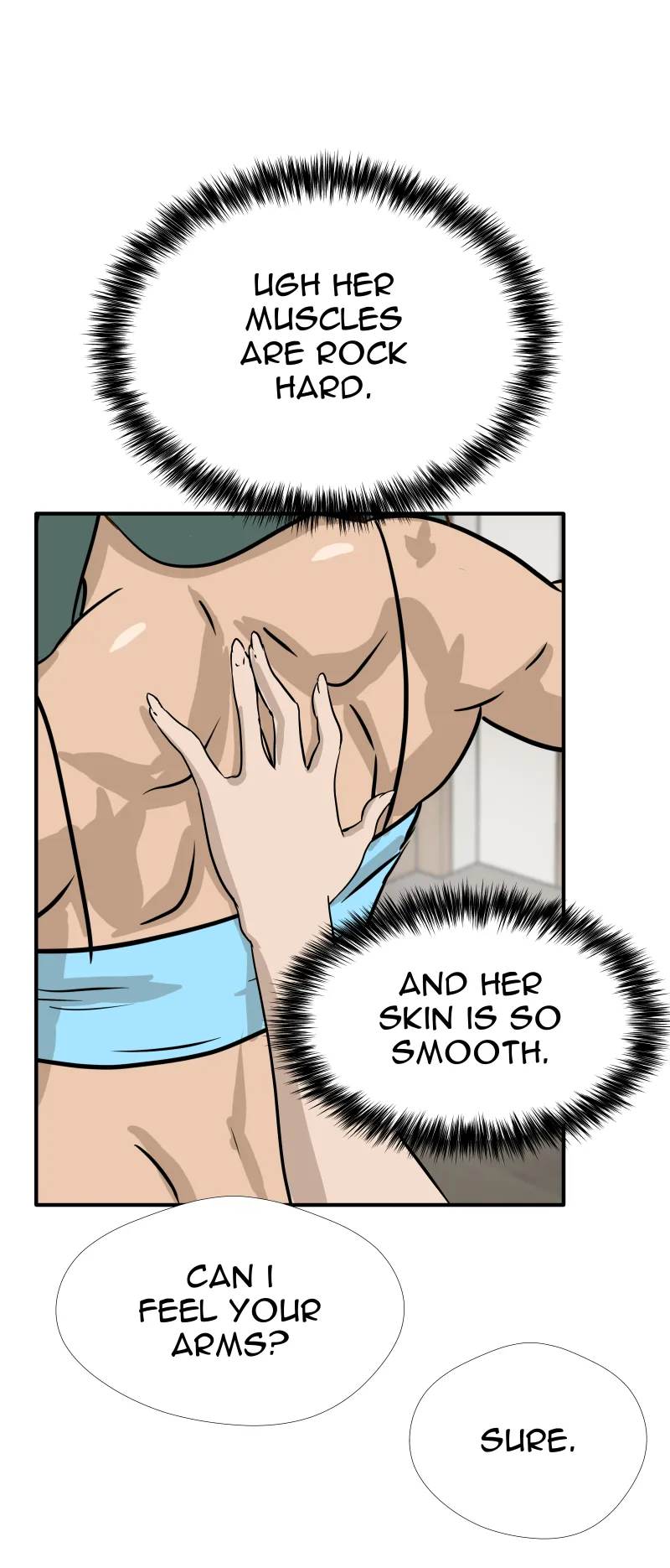 Alex and Danny's Weight Training Mishap! FINAL page 67 original parody - yuri kissing hentai manga - read online free