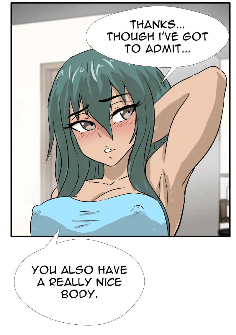 Alex and Danny's Weight Training Mishap! FINAL page 73 original parody - yuri kissing hentai manga - read online free