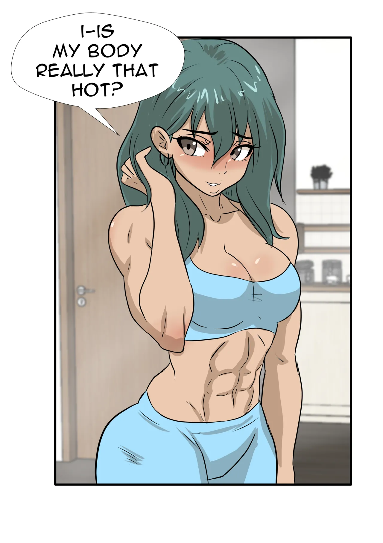 Alex and Danny's Weight Training Mishap! FINAL page 86 original parody - kissing females only hentai manga - read online free