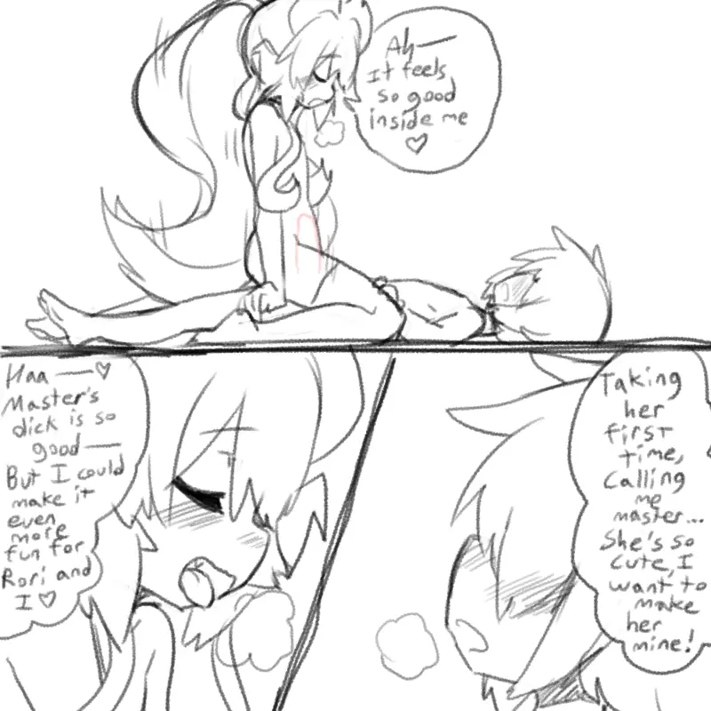 NTR Comic page 34 original parody - netorare demon girl hentai manga - read online free