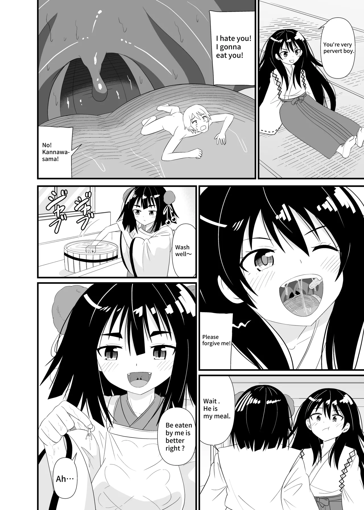Megami-sama no Kounai Play | Oralvored by goddess. page 11 original parody - sole male very long hair hentai manga - read online free