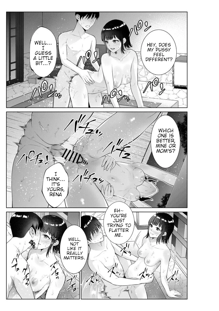 Ryokan de Oyakodon | Sex with Mother and Sister at a Ryokan page 36 original parody - sole male nakadashi hentai manga - read online free