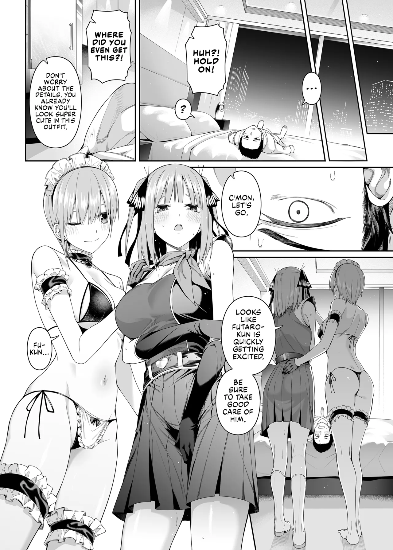 1/5 no Renai Kanjou | A Fifth of Romance page 58 featuring miku nakano gotoubun no hanayome parody - sole male gloves hentai manga - read online free