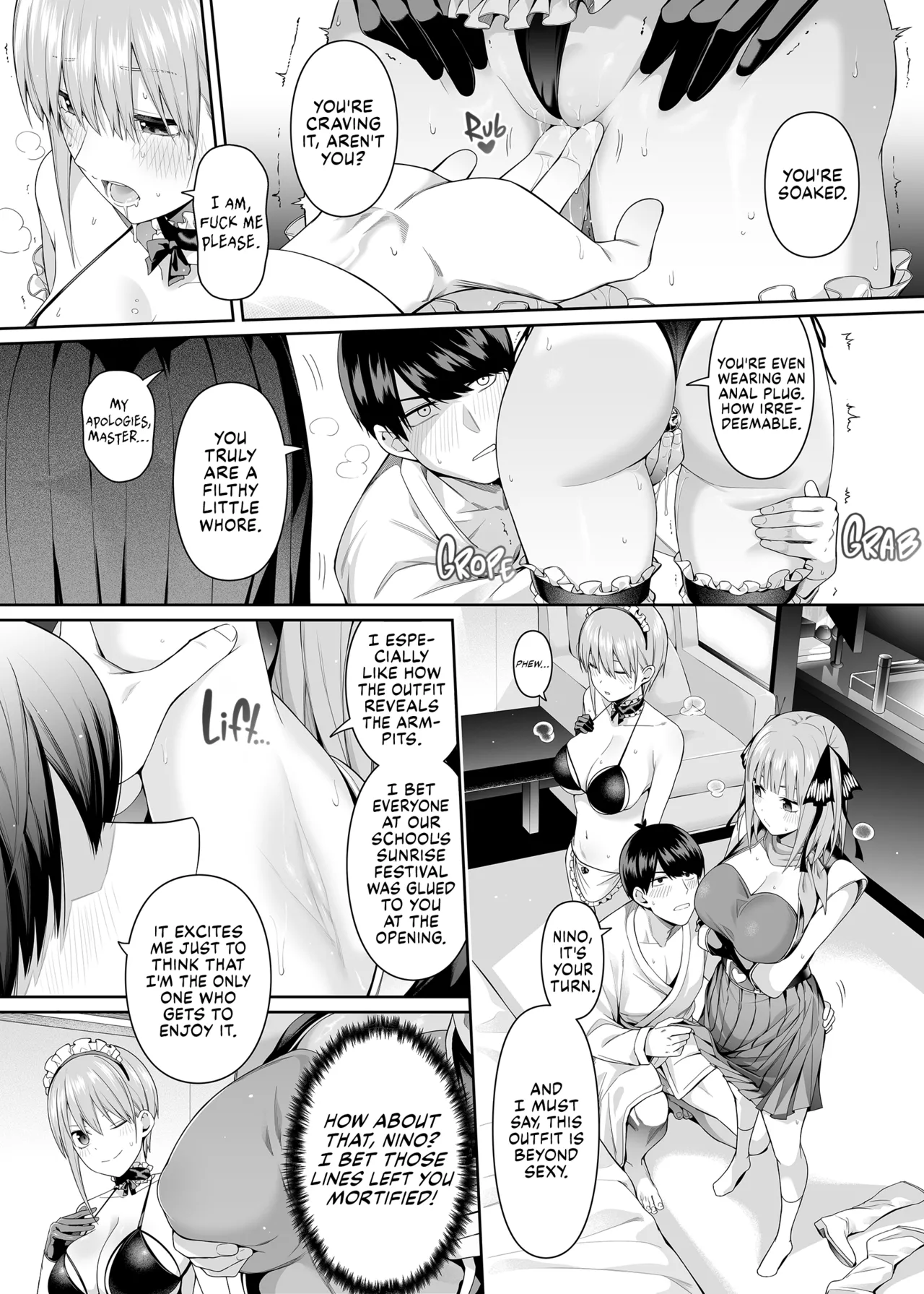 1/5 no Renai Kanjou | A Fifth of Romance page 61 featuring miku nakano gotoubun no hanayome parody - sole male gloves hentai manga - read online free