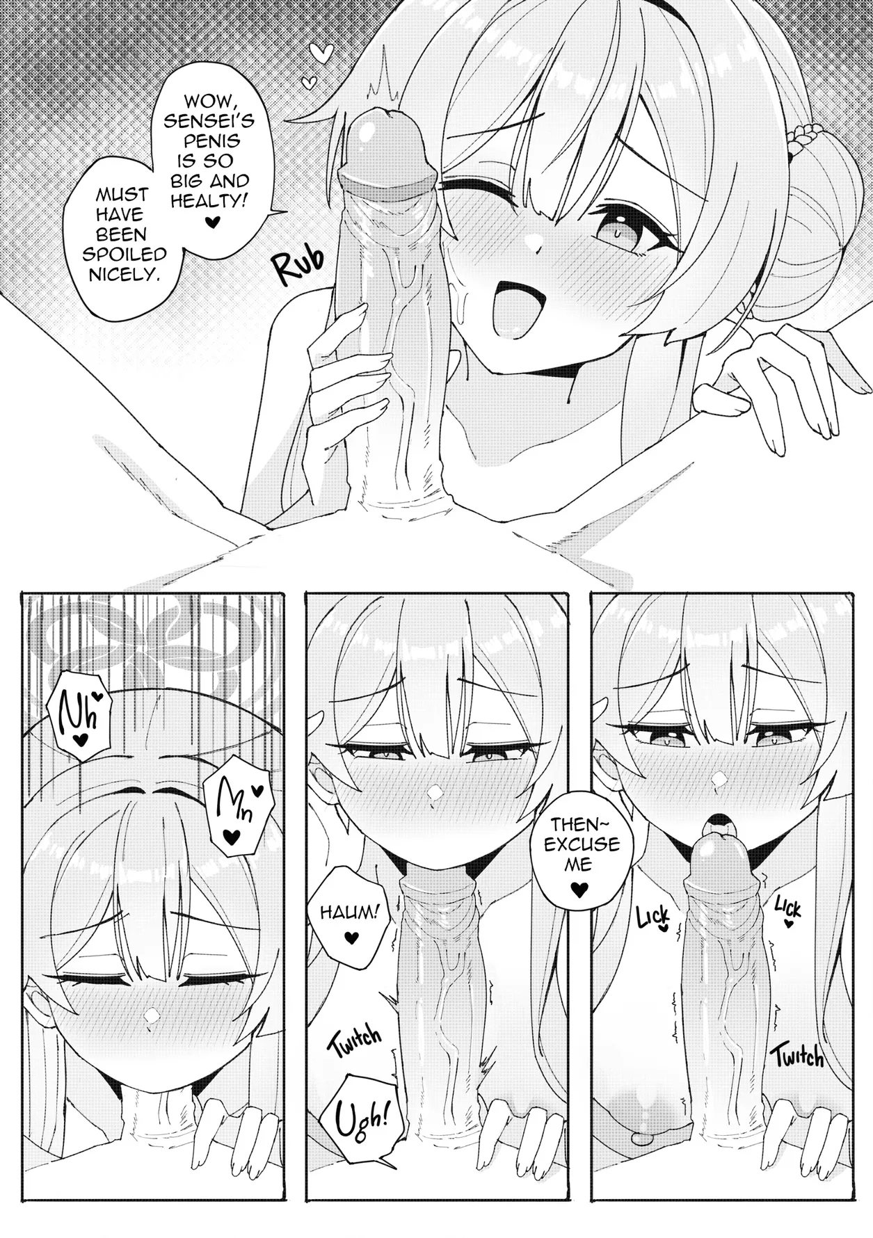 Cherised Dream page 15 featuring sensei blue archive parody - glasses uncensored hentai manga - read online free