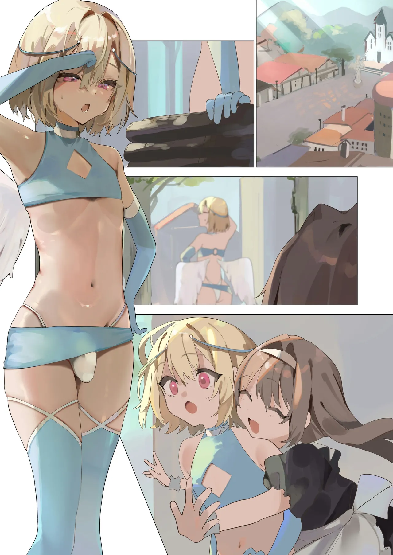 Tenshi na Otokonoko no Daten Mokushiroku page 64 original parody - corruption anal hentai manga - read online free