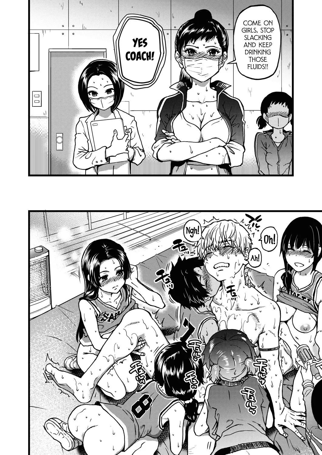 [Shiwasu no Okina] Koko Kara Saki wa Sex Desu!! (Boku no Seieki de Honpuku Kaiyu!!) Ch. 1-10 [English] page 144 - schoolgirl uniform harem hentai manga - read online free