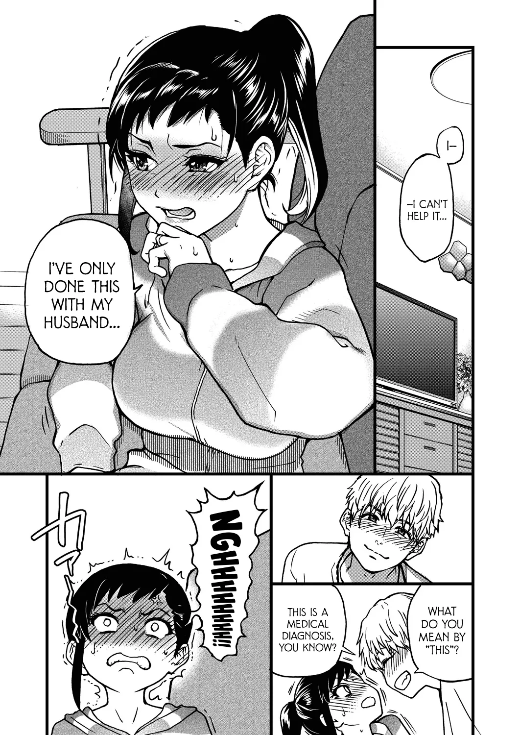 [Shiwasu no Okina] Koko Kara Saki wa Sex Desu!! (Boku no Seieki de Honpuku Kaiyu!!) Ch. 1-10 [English] page 224 - milf kissing hentai manga - read online free