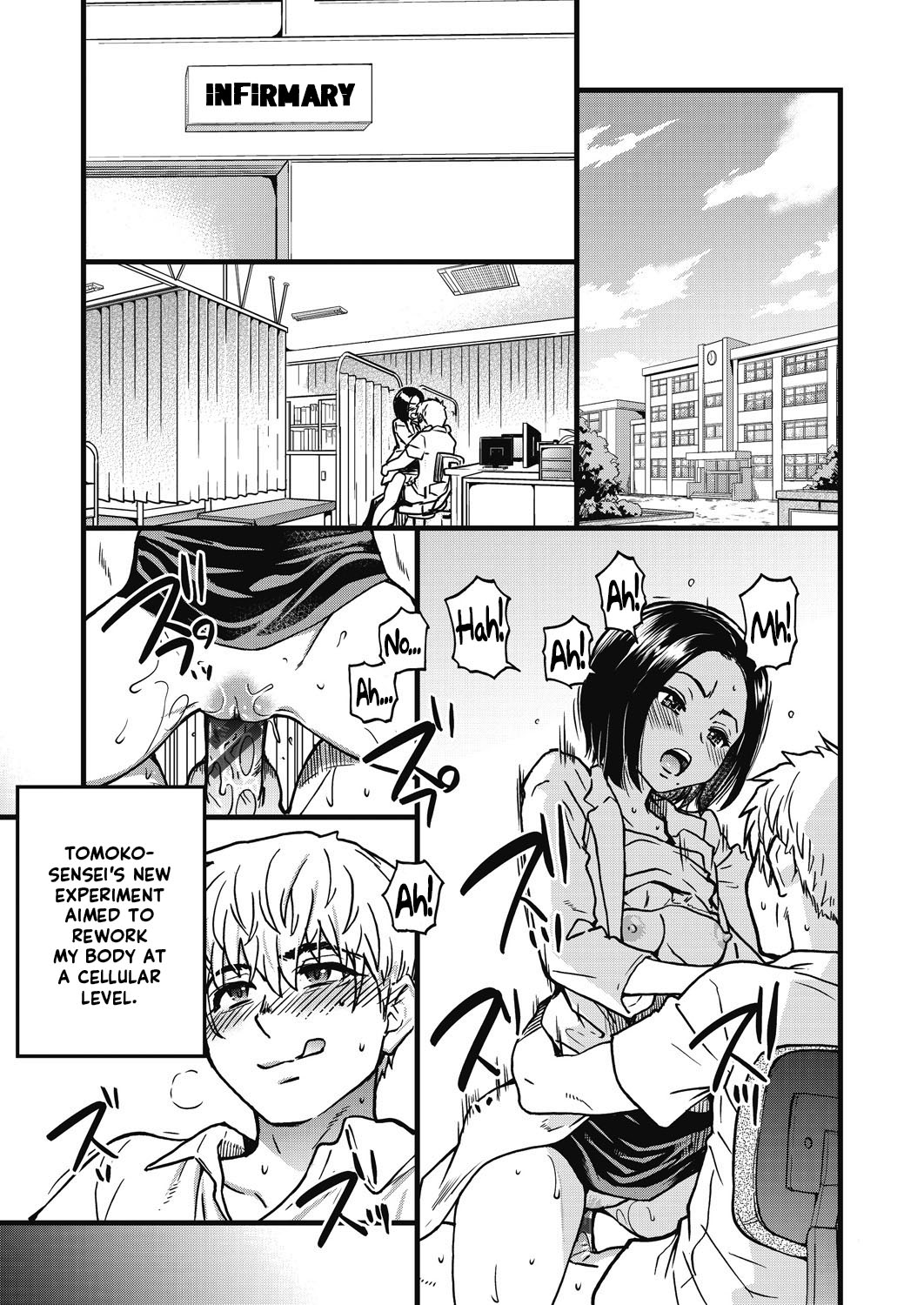 [Shiwasu no Okina] Koko Kara Saki wa Sex Desu!! (Boku no Seieki de Honpuku Kaiyu!!) Ch. 1-10 [English] page 275 - full censorship big penis hentai manga - read online free