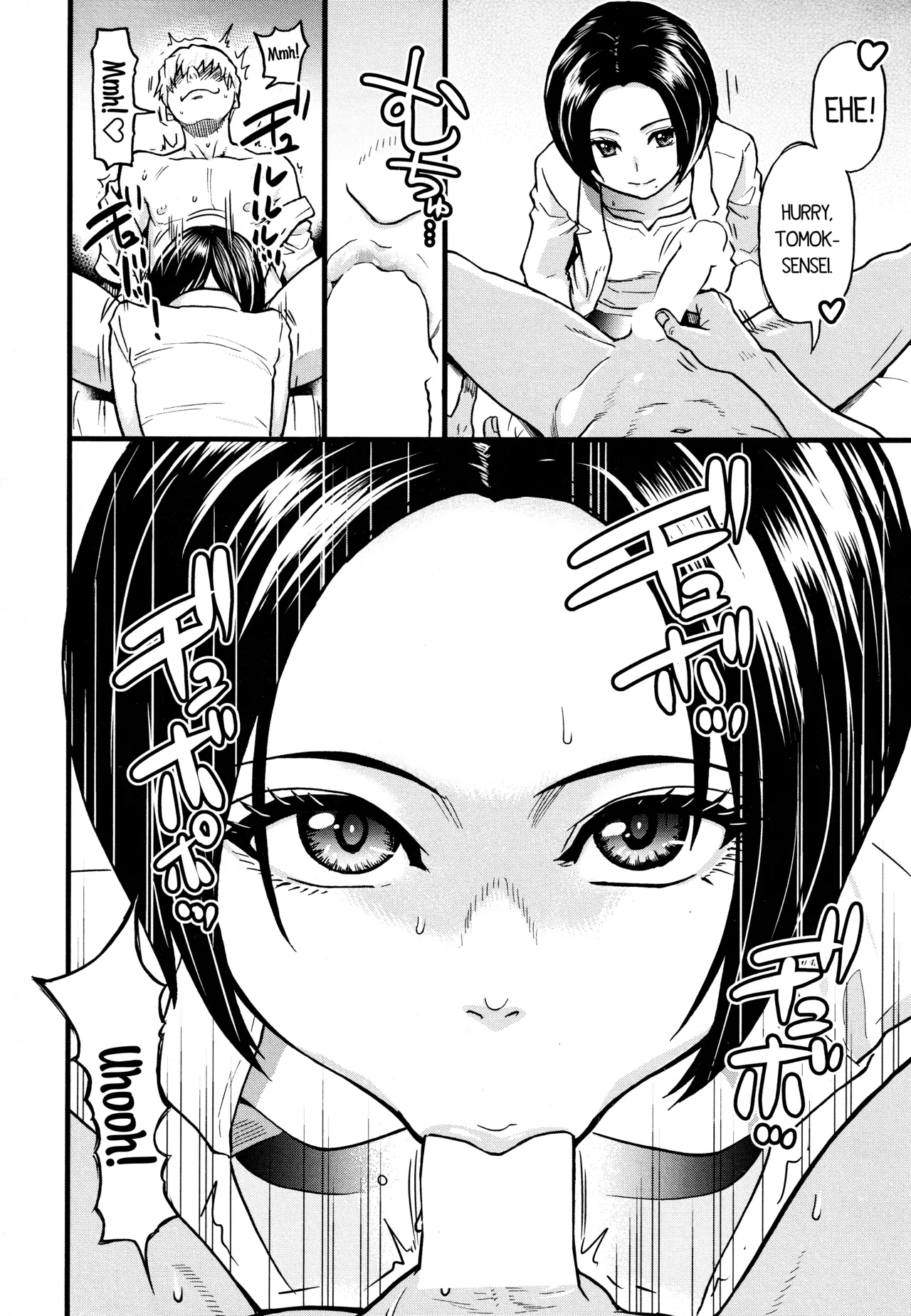 [Shiwasu no Okina] Koko Kara Saki wa Sex Desu!! (Boku no Seieki de Honpuku Kaiyu!!) Ch. 1-10 [English] page 64 - full censorship big penis hentai manga - read online free