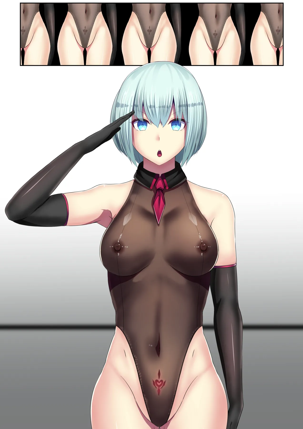 Senki Bad End Gaiden Sennou Haiboku shita Heroine no Matsuro- page 153 original parody - piercing pregnant hentai manga - read online free