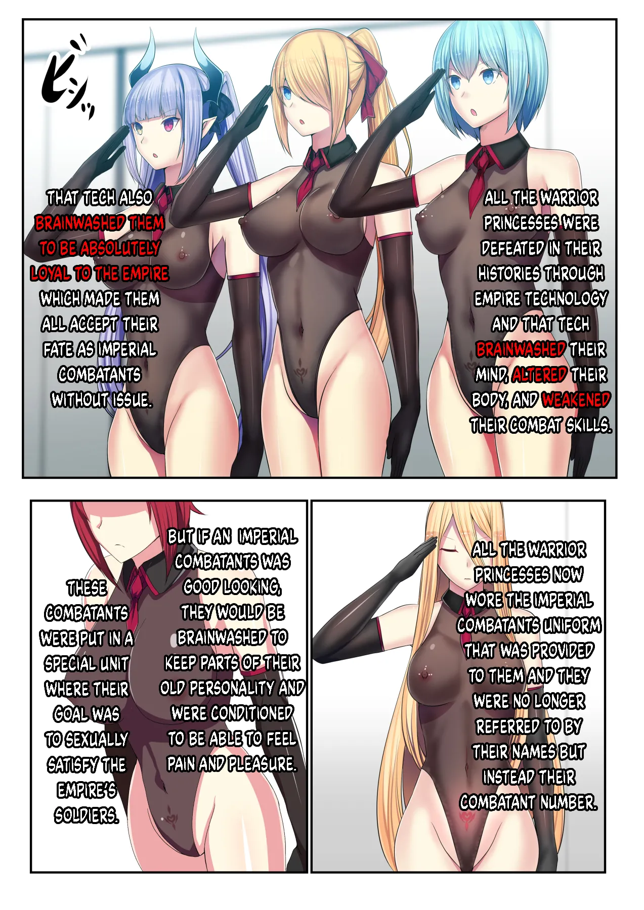 Senki Bad End Gaiden Sennou Haiboku shita Heroine no Matsuro- page 16 original parody - multi-work series blowjob hentai manga - read online free