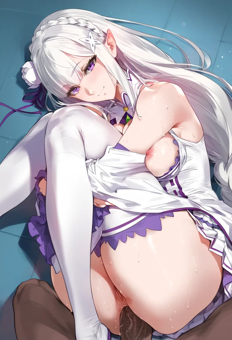 ChocoPizza emilia自 用 page 458 featuring emilia re zero kara hajimeru isekai seikatsu parody - uncensored ai generated hentai manga - read online free