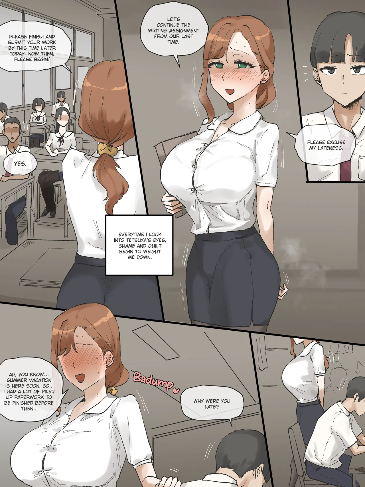 Motherly complete page 45 original parody - milf sweating hentai manga - read online free