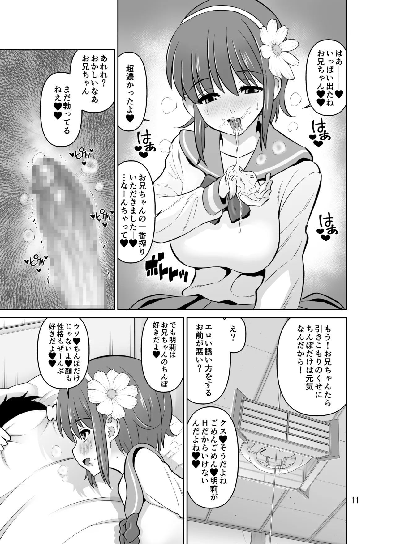 Kyonyuu Ohogoe Imouto Shudou Hairanbi Kyosei Nakadashi Sex page 11 original parody - sole female sole male hentai manga - read online free