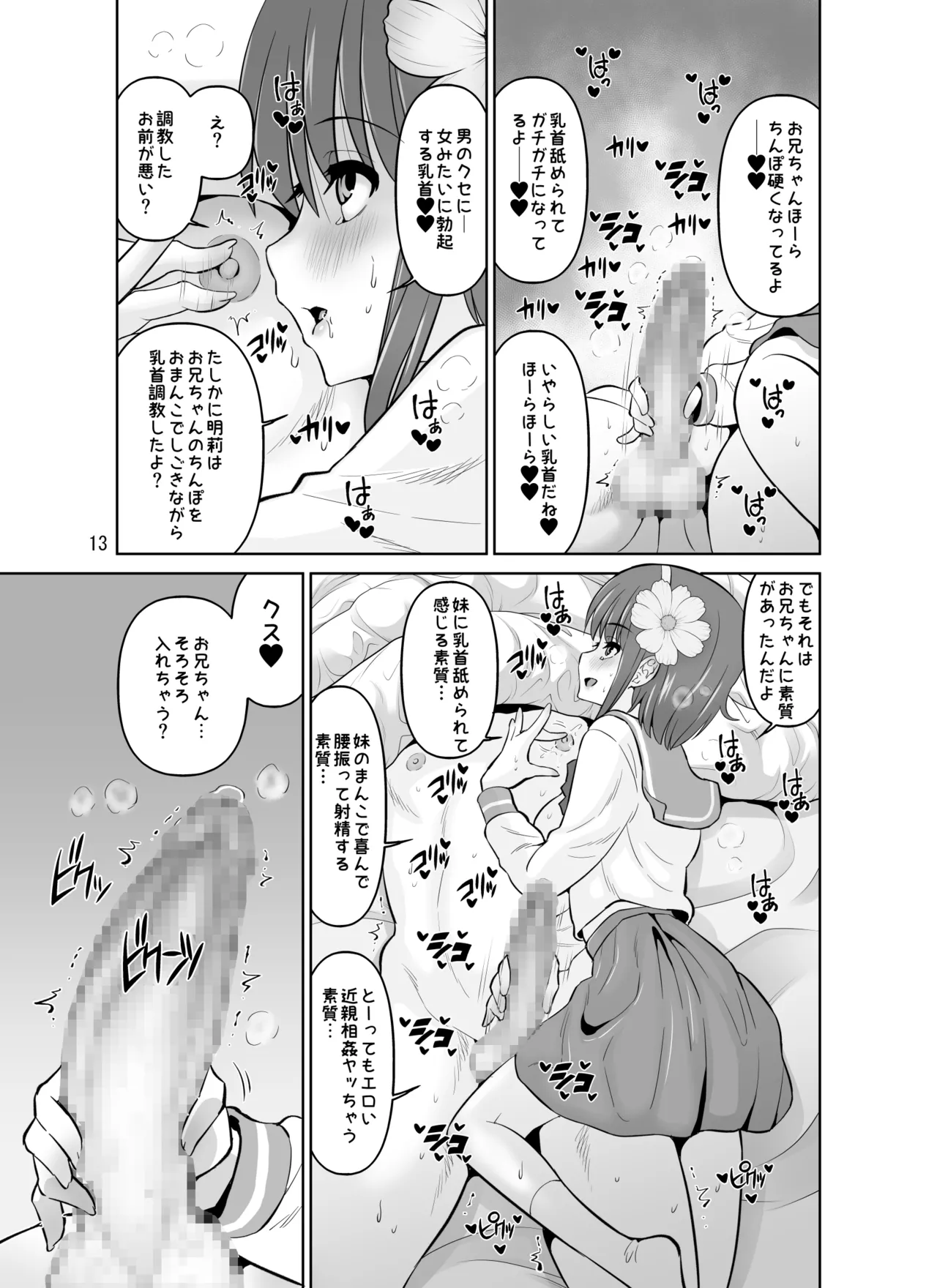 Kyonyuu Ohogoe Imouto Shudou Hairanbi Kyosei Nakadashi Sex page 13 original parody - sole female sole male hentai manga - read online free