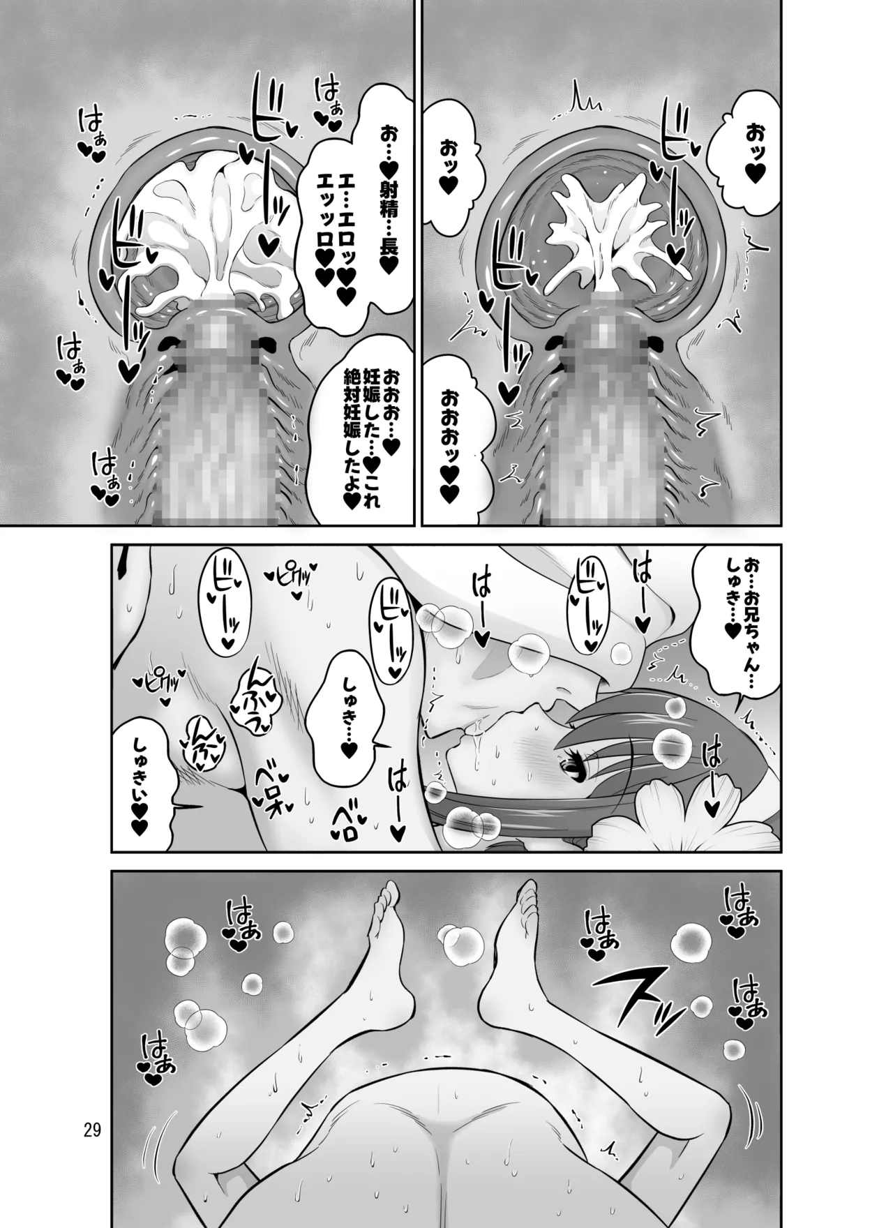 Kyonyuu Ohogoe Imouto Shudou Hairanbi Kyosei Nakadashi Sex page 29 original parody - leg lock big breasts hentai manga - read online free