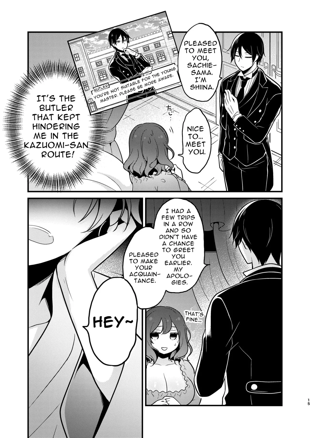 Tensei-saki no Fiancé wa NTR Zokusei Mochi deshita page 15 original parody - big breasts mmf threesome hentai manga - read online free