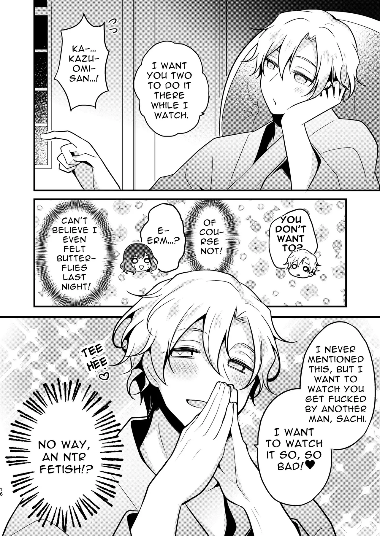 Tensei-saki no Fiancé wa NTR Zokusei Mochi deshita page 16 original parody - big breasts mmf threesome hentai manga - read online free