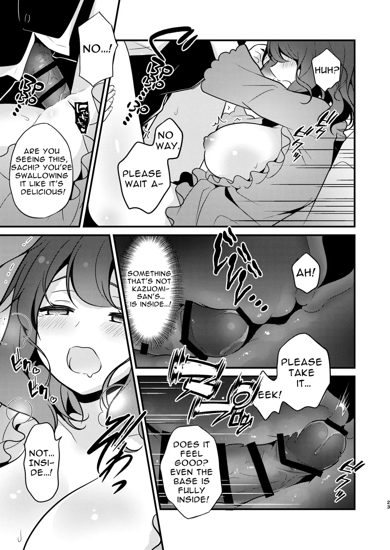 Tensei-saki no Fiancé wa NTR Zokusei Mochi deshita page 23 original parody - nakadashi big breasts hentai manga - read online free