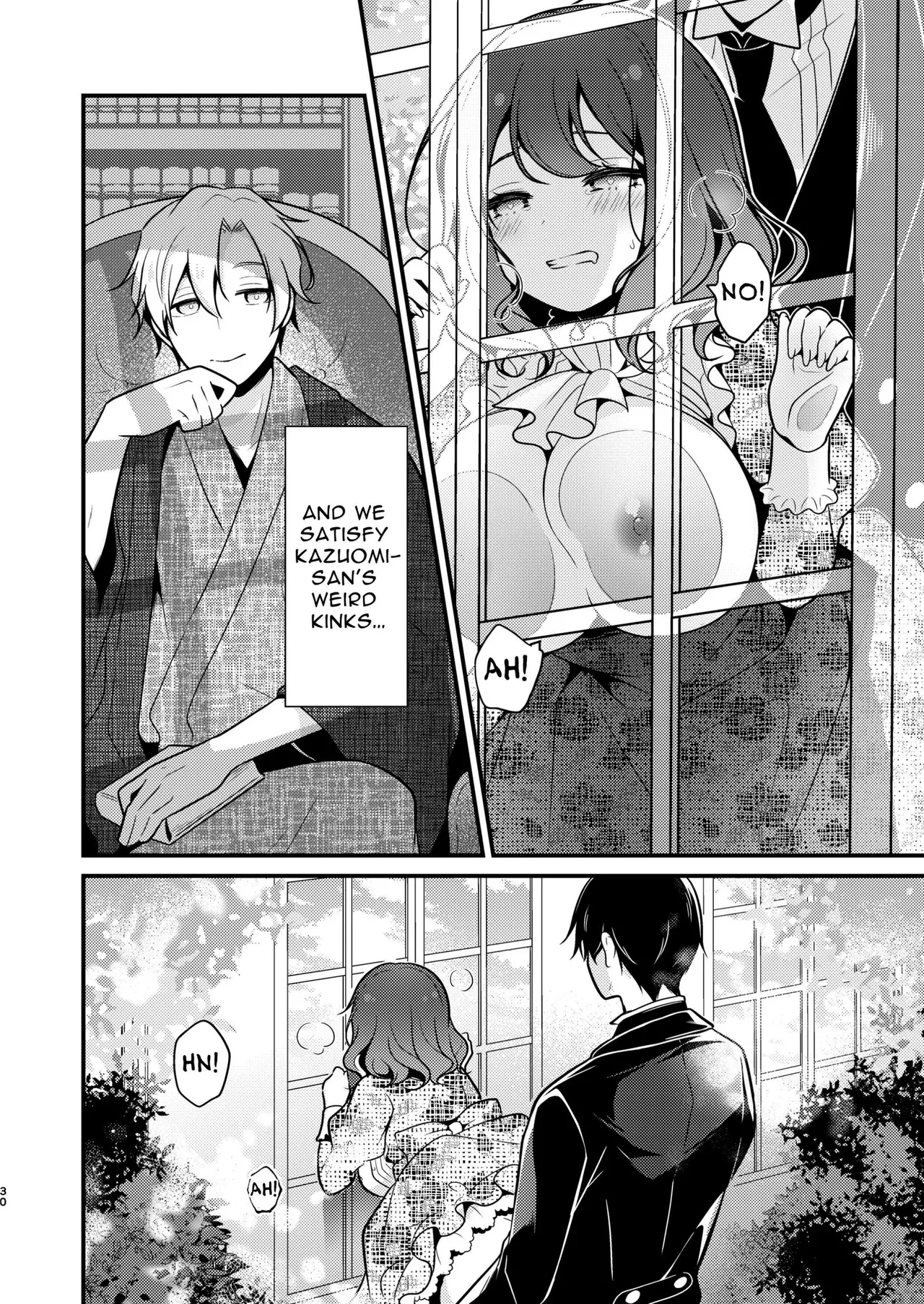 Tensei-saki no Fiancé wa NTR Zokusei Mochi deshita page 30 original parody - big breasts mmf threesome hentai manga - read online free