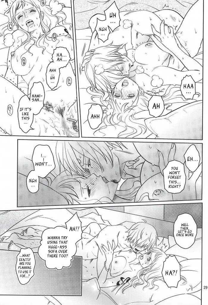 Himitsu no Koi Wazurai page 27 featuring nami one piece parody - sweating muscle hentai manga - read online free