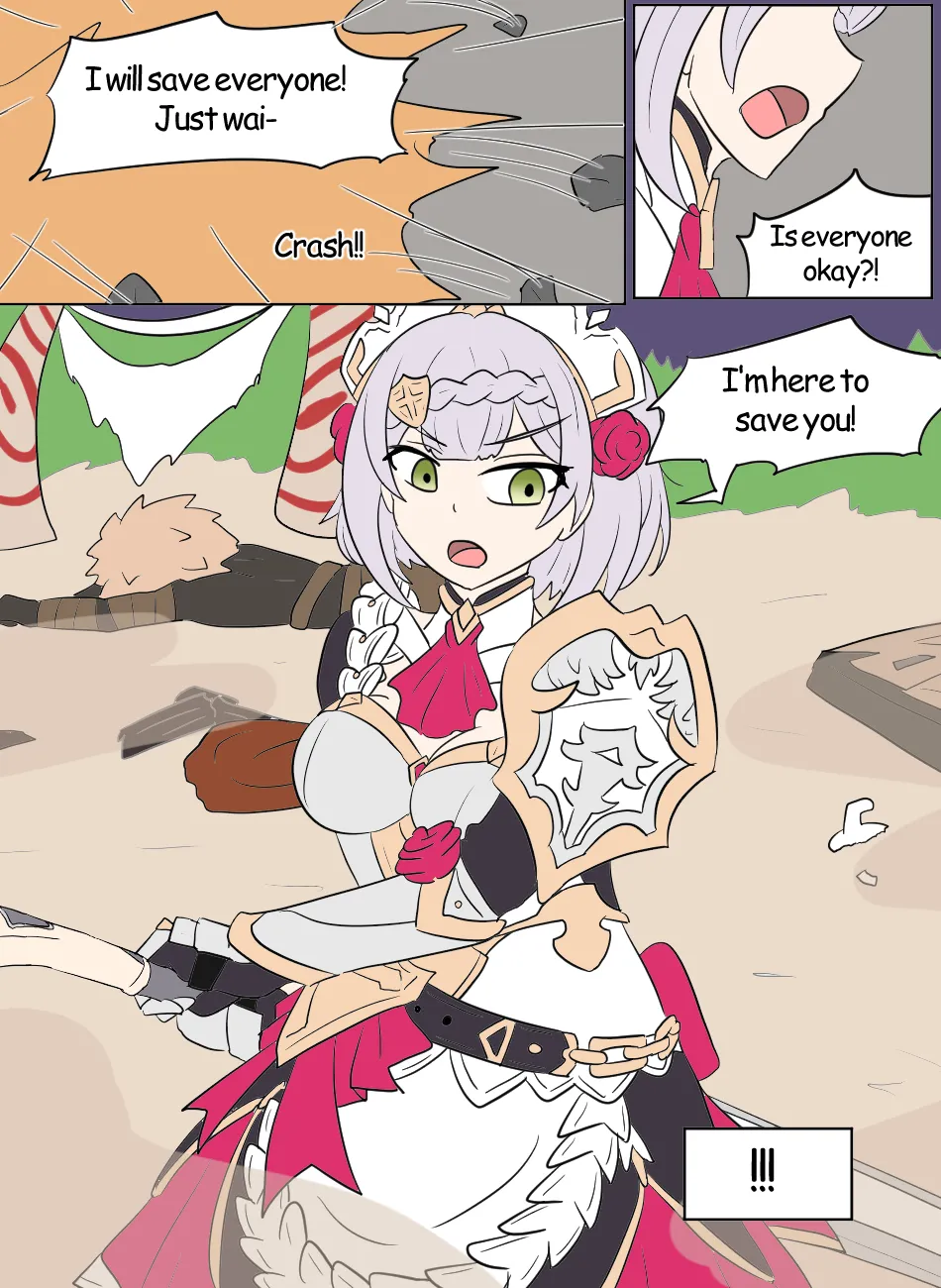 Genshin TSF: Swap-toss page 24 featuring noelle genshin impact parody - body swap full color hentai manga - read online free