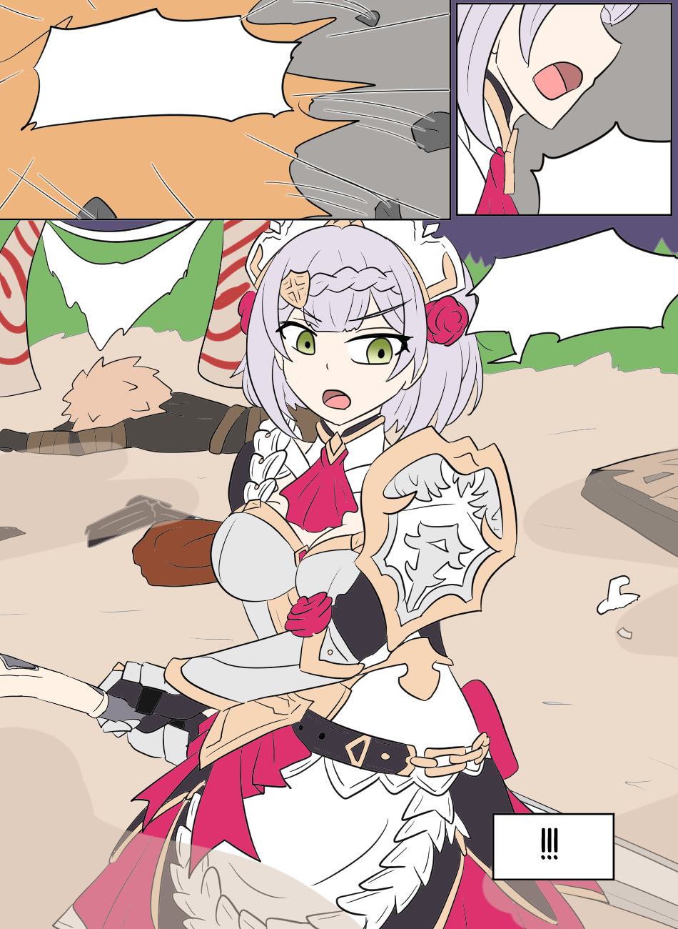 Genshin TSF: Swap-toss page 60 featuring noelle genshin impact parody - body swap full color hentai manga - read online free