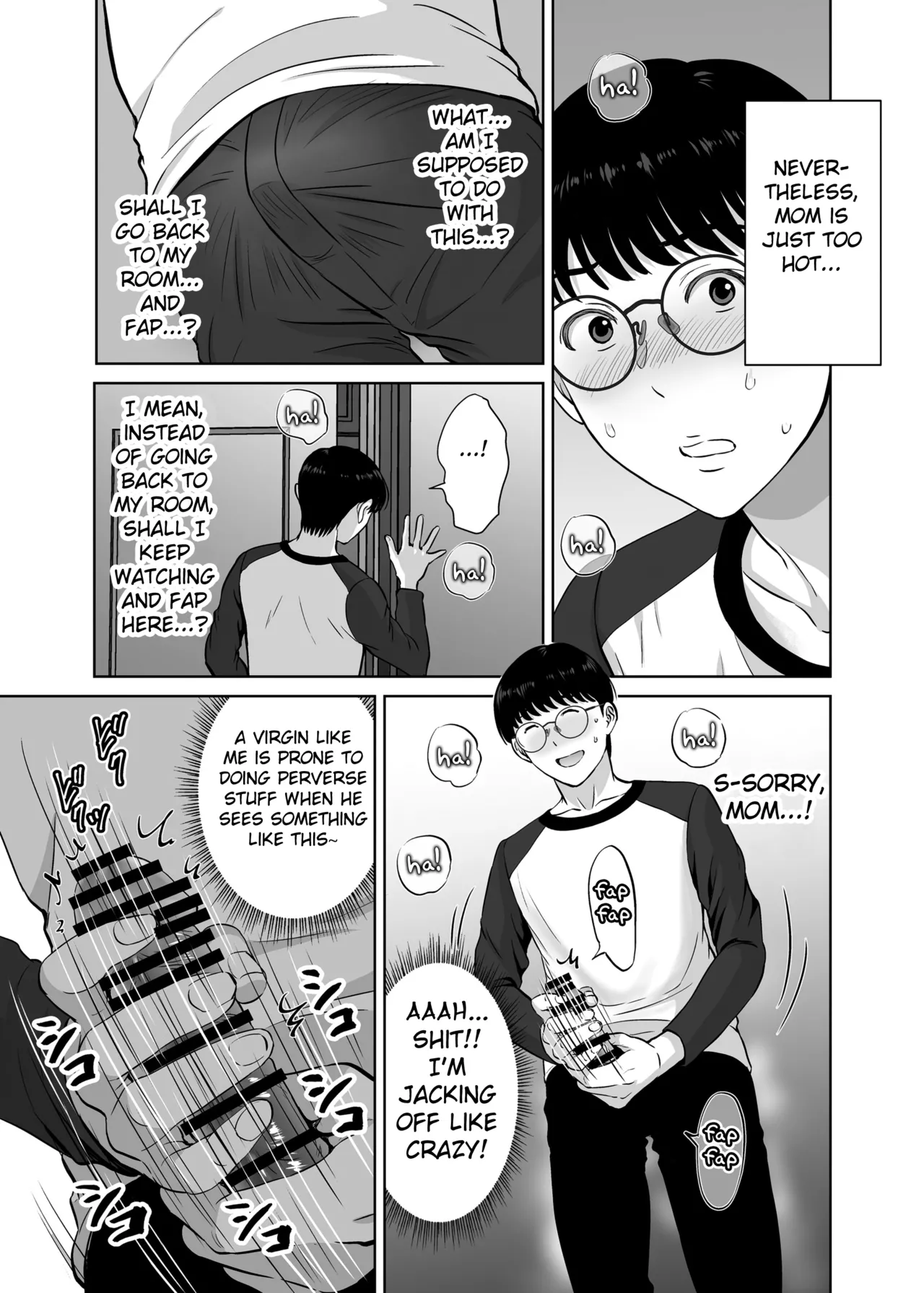 [Melon no Hoshiboshi (Hoshiduki Melon)] Kyonyuu Kaa-san ga Boku no Me mo Mae de Oji-san no Namachin de Ikimakutta Hanashi [English] [Fated Circle] [Digital] page 29 original parody - business suit milf hentai manga - read online free