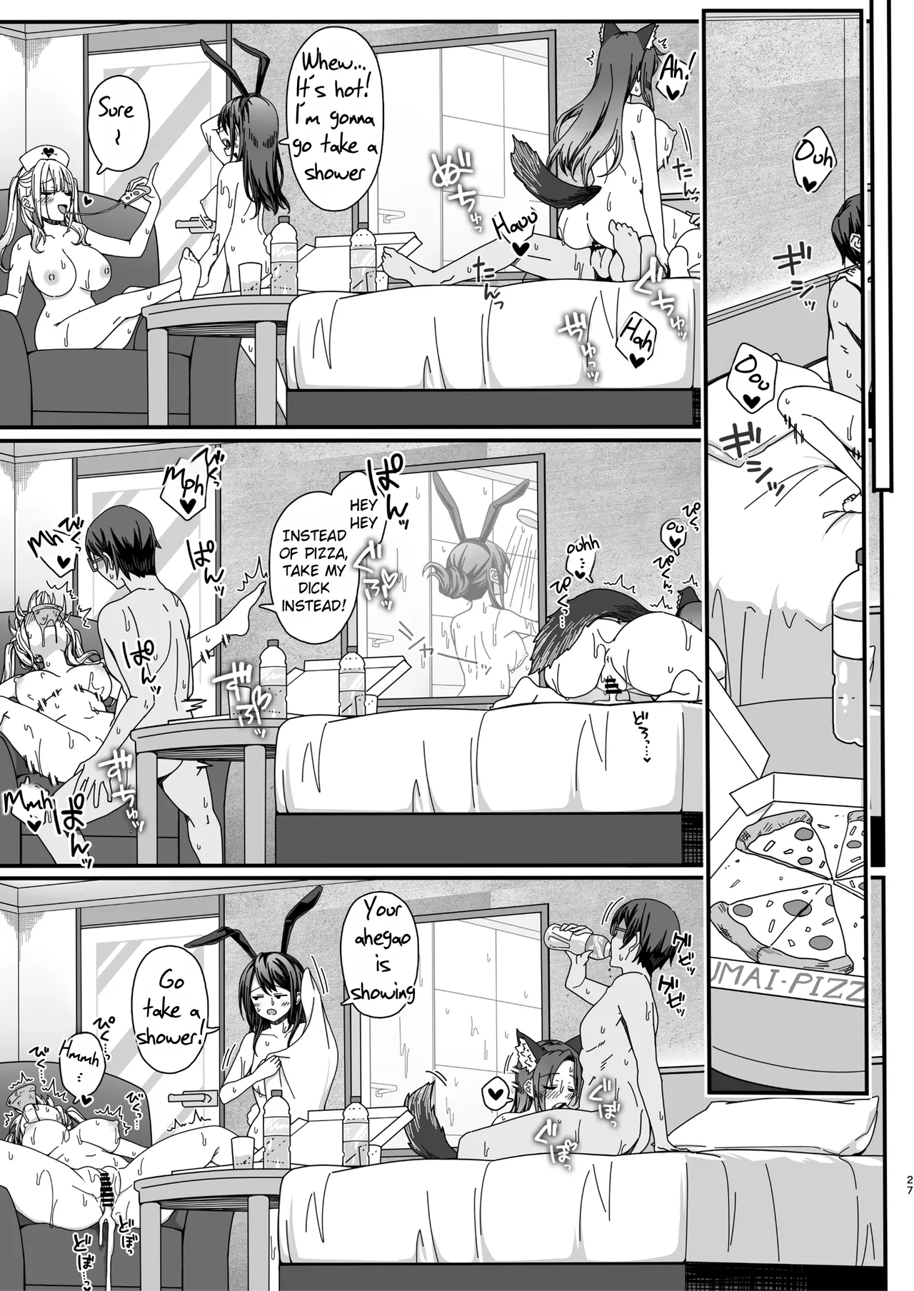 Halloween de Ukareta Gal-tachi ni Saimin Seisai o!! | Hypnotism punishment for the girls having fun on Halloween!! - Page 27
