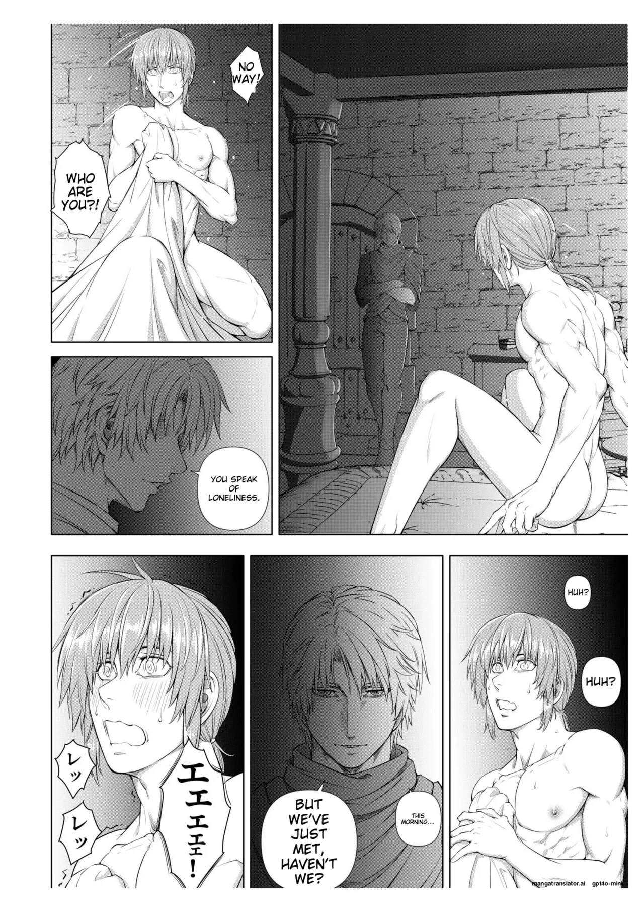 The Knight and the Prince's Secret Night page 16 original parody - rough translation muscle hentai manga - read online free