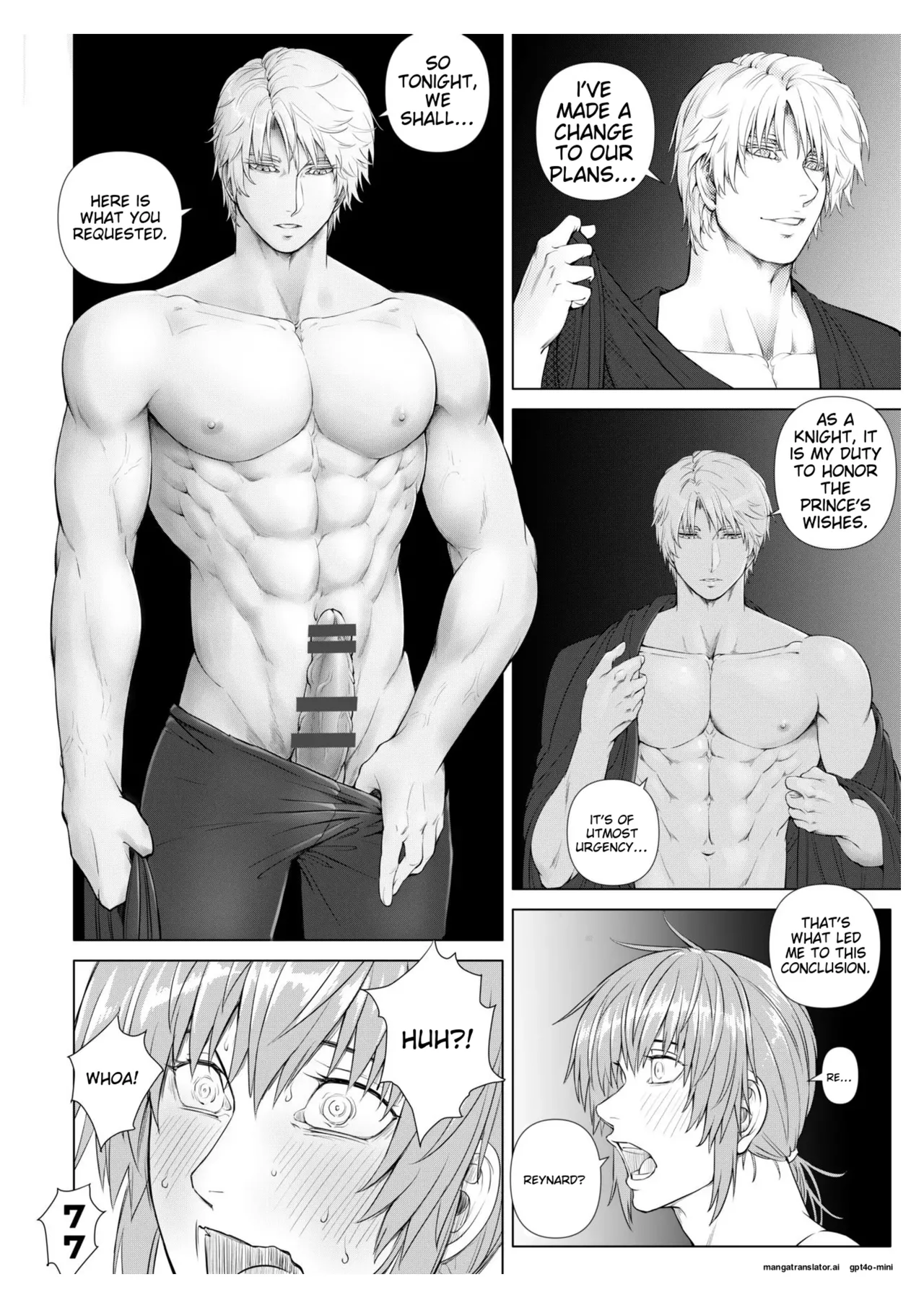 The Knight and the Prince's Secret Night page 18 original parody - anal monster hentai manga - read online free