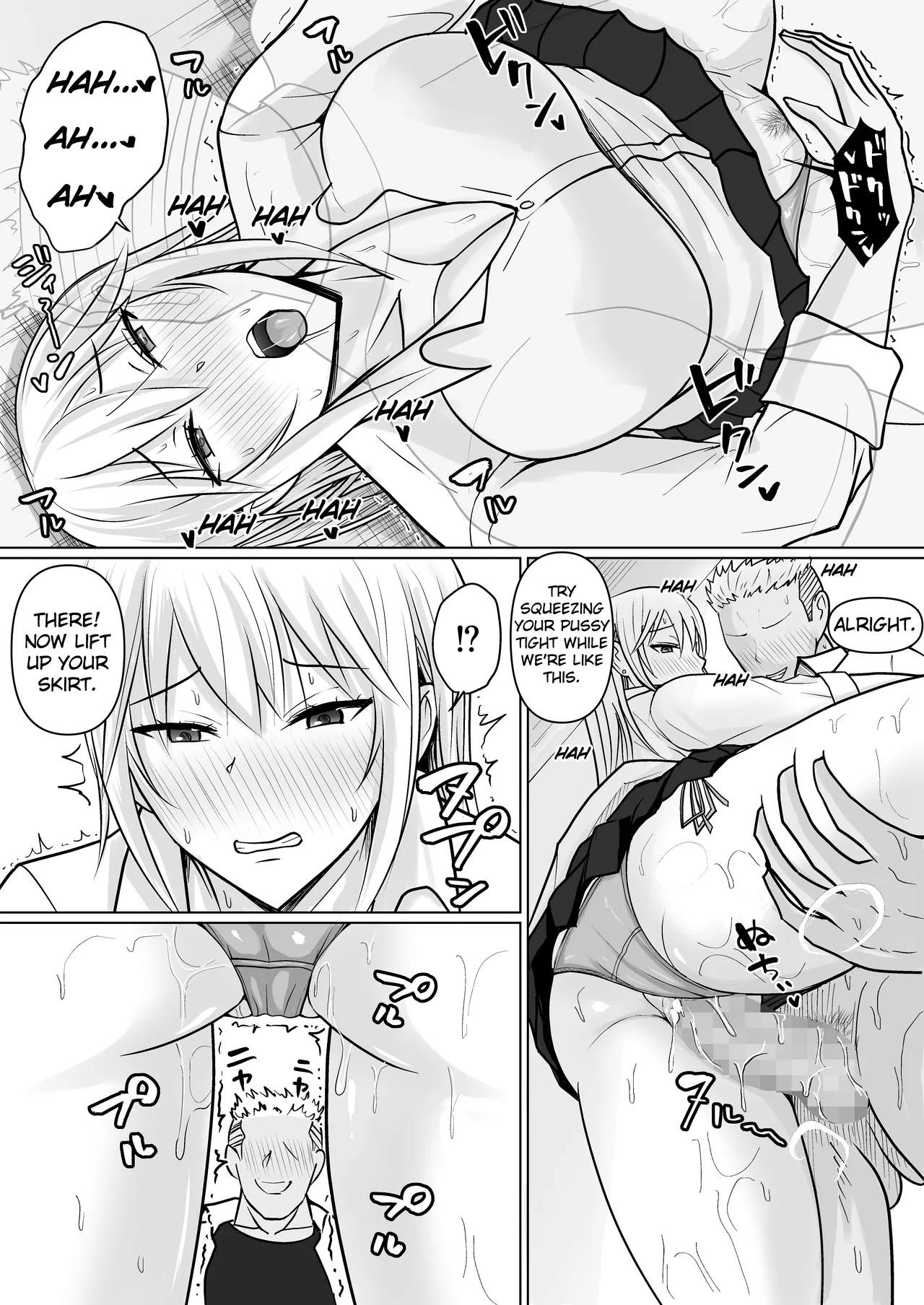 Class no Yankee Joshi ni Hyoui 5 | I Possessed the Class Yankee Girl 5 page 23 original parody - kissing leg lock hentai manga - read online free