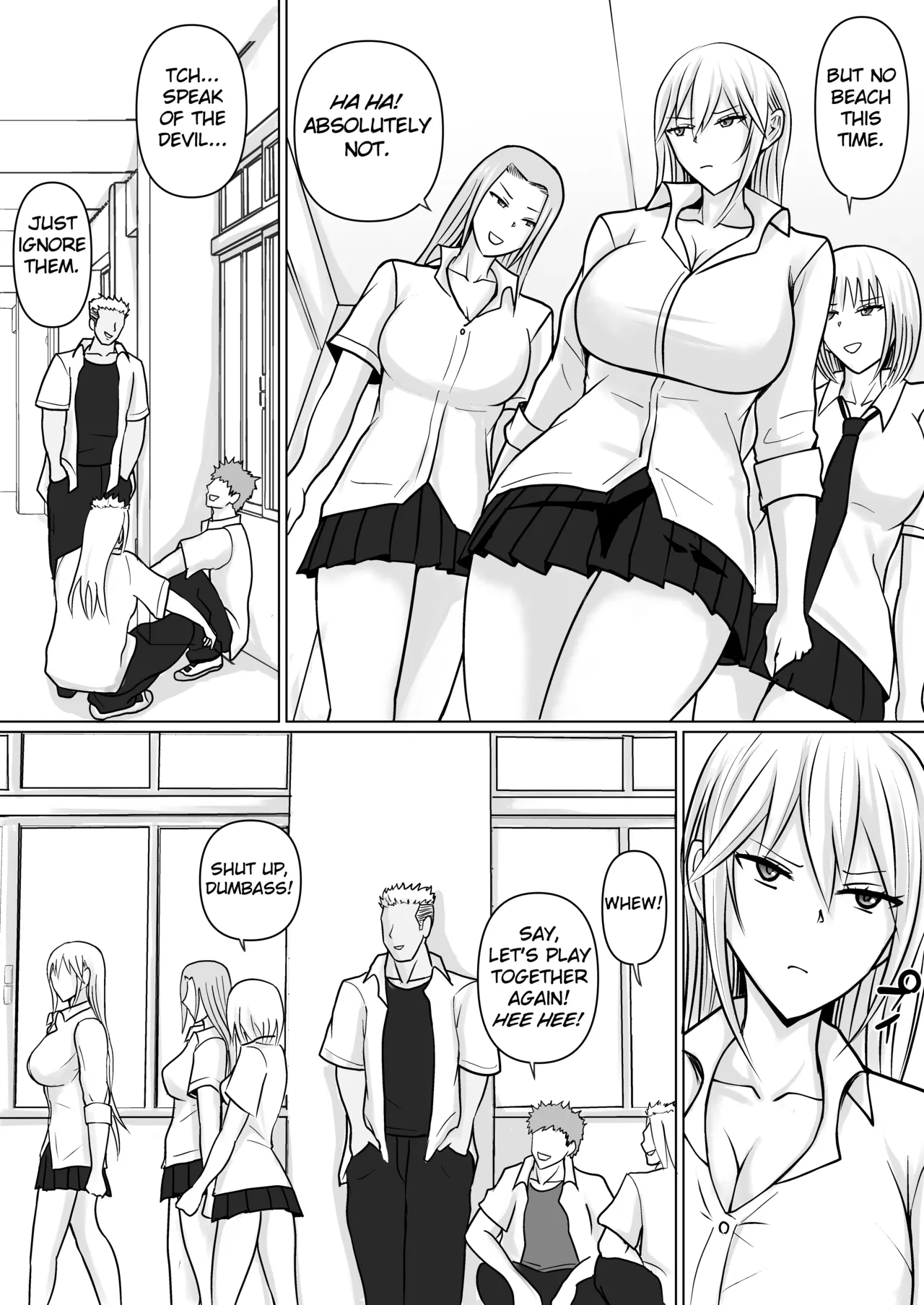 Class no Yankee Joshi ni Hyoui 5 | I Possessed the Class Yankee Girl 5 page 28 original parody - kissing leg lock hentai manga - read online free