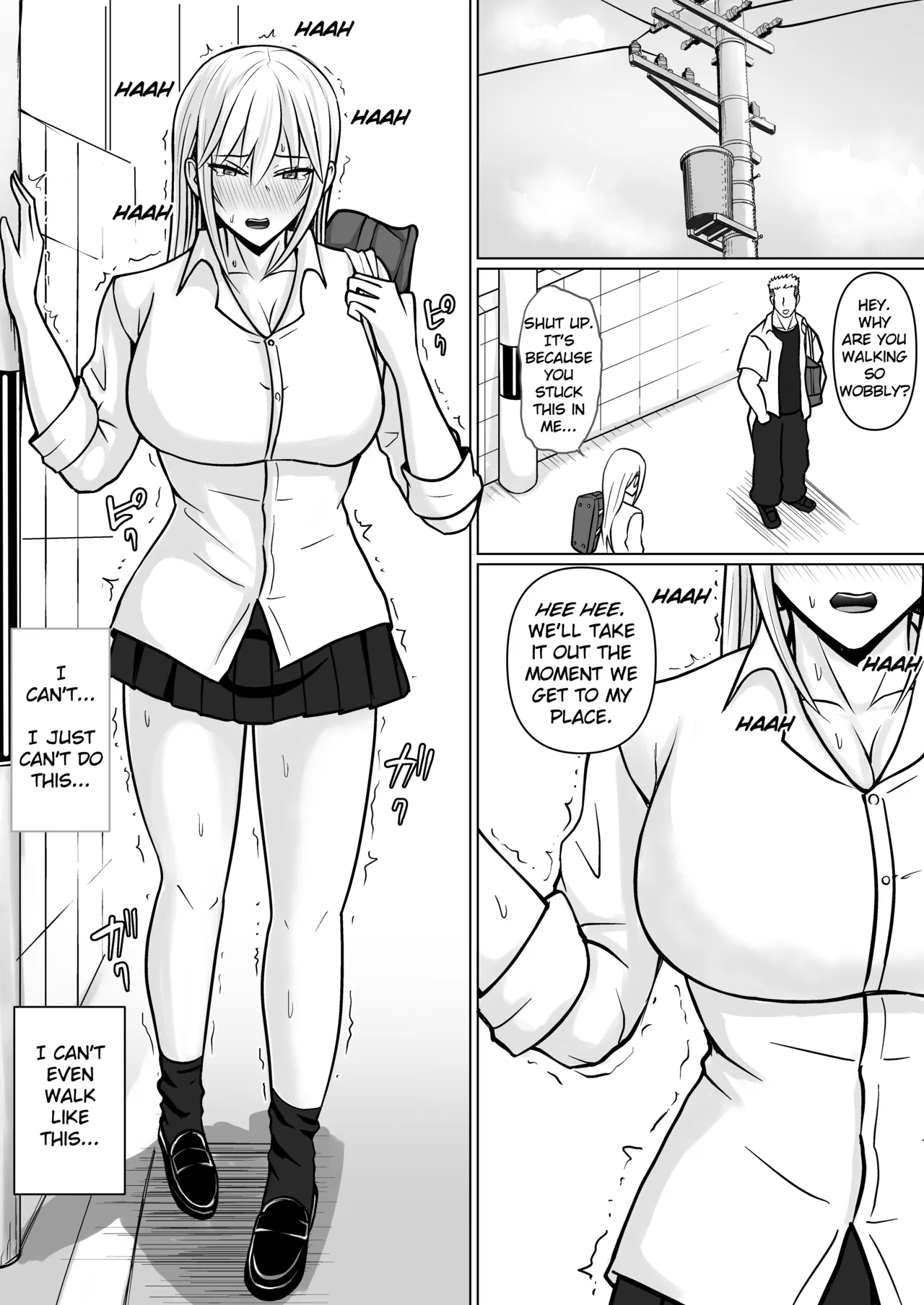 Class no Yankee Joshi ni Hyoui 5 | I Possessed the Class Yankee Girl 5 page 36 original parody - kissing leg lock hentai manga - read online free