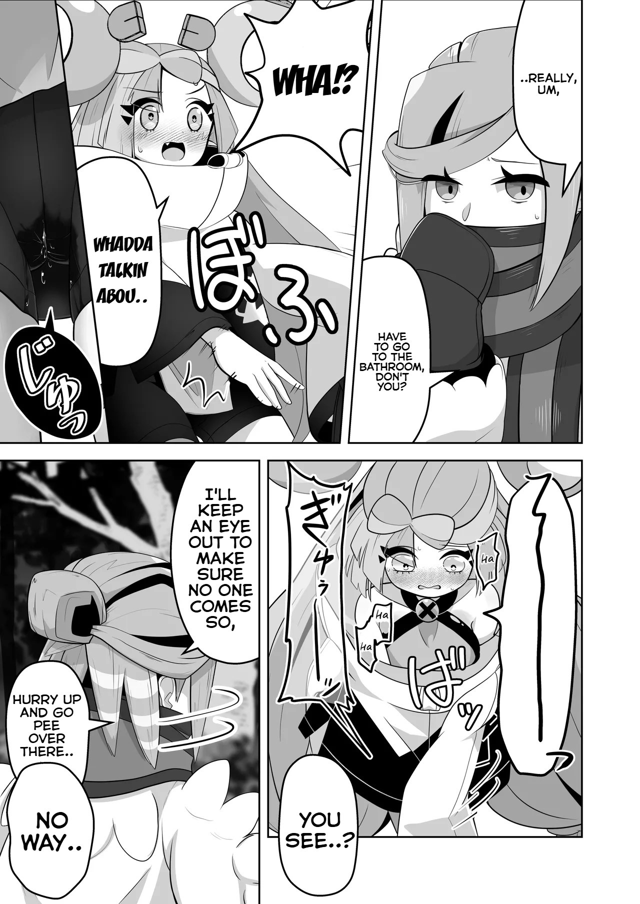 Guru x Jamo in Pasio!! page 24 featuring iono pokemon parody - urination omorashi hentai manga - read online free