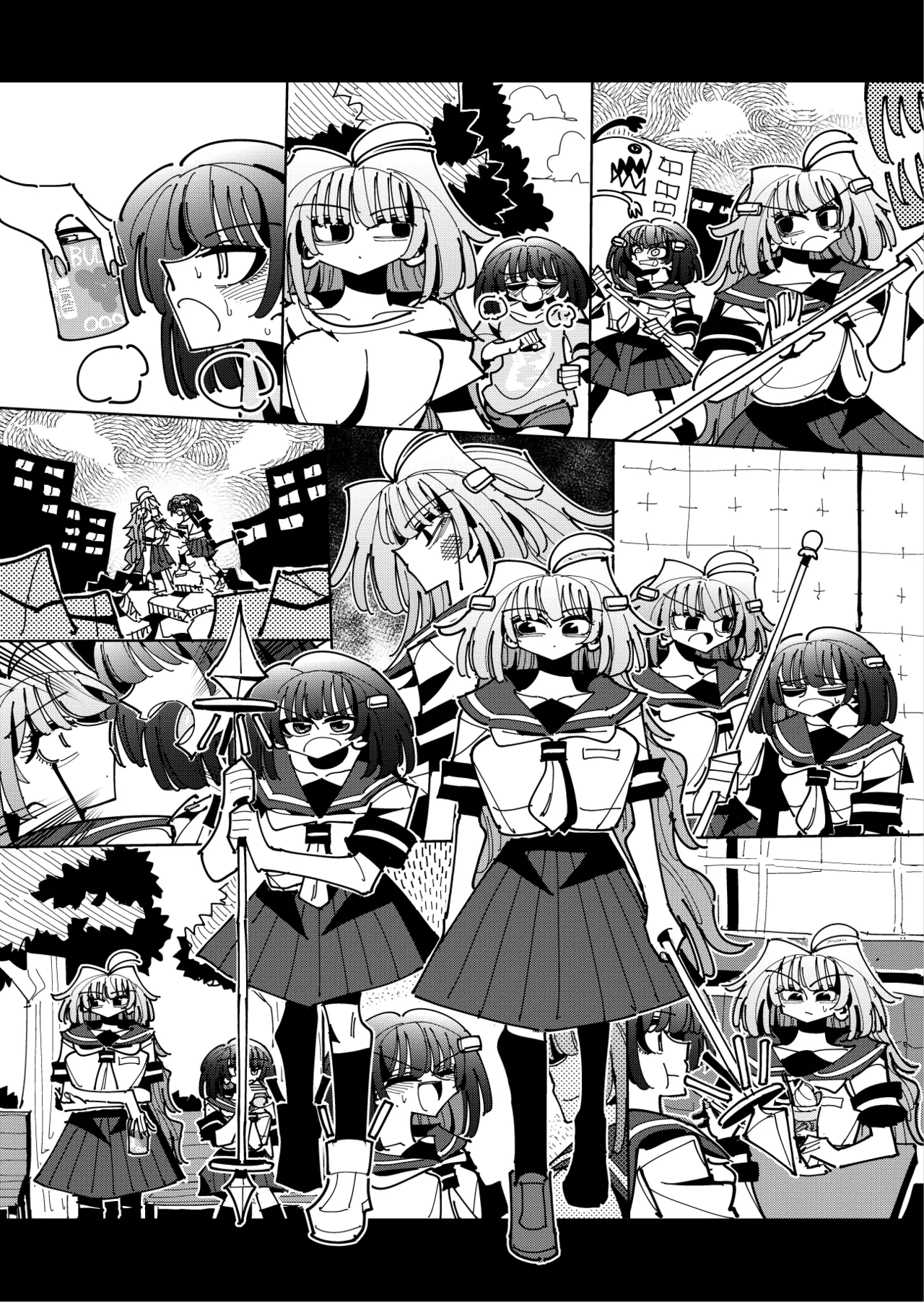 Shizuku to Shiori 3 page 114 original parody - handjob unusual pupils hentai manga - read online free