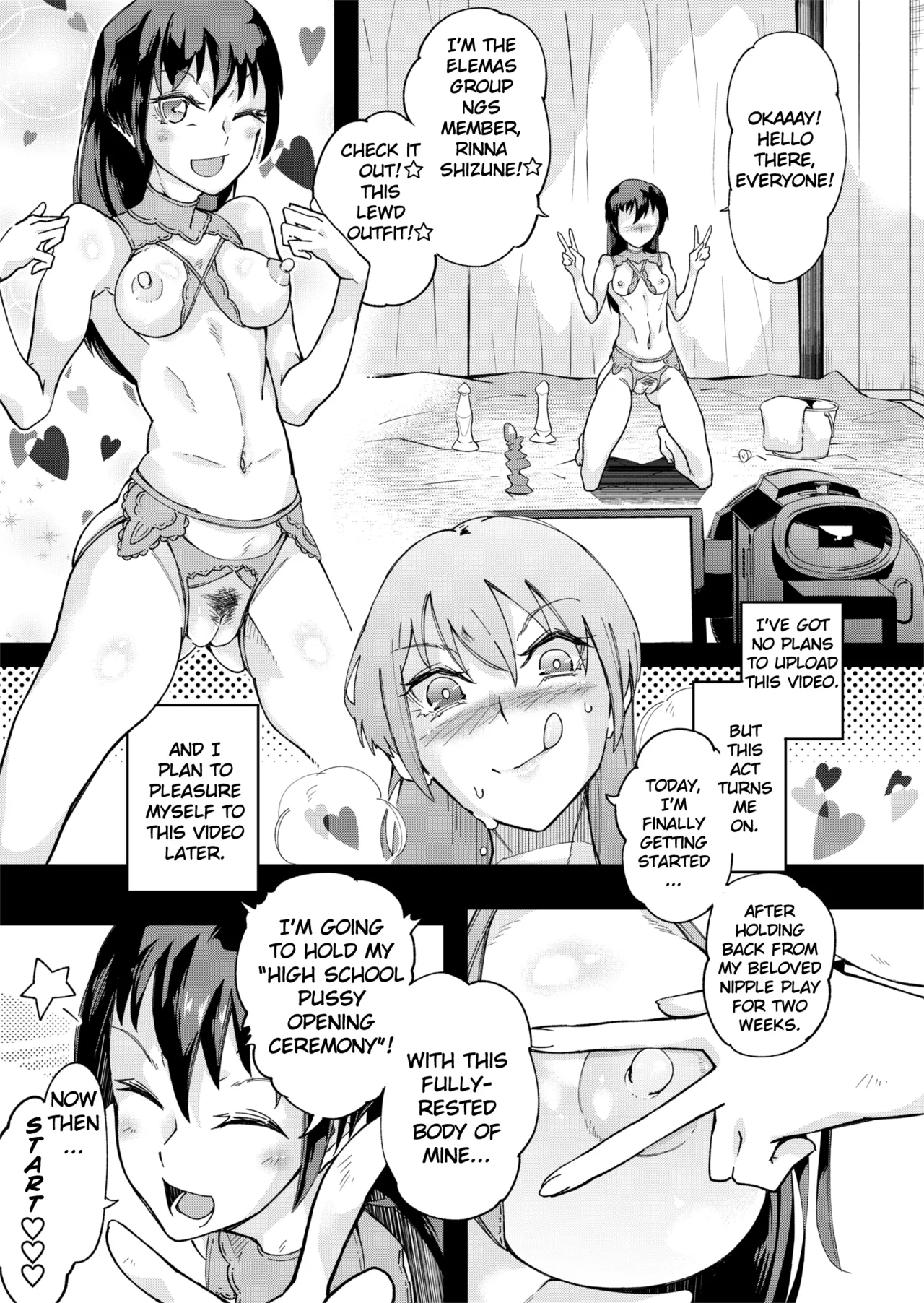 [ErectionMassCalibur] TS Possession High School Idol -A Virgin's First Orgasm Masturbation -Immersion- [English] [TheFrogManScans] page 27 original parody - sweating unusual pupils hentai manga - read online free