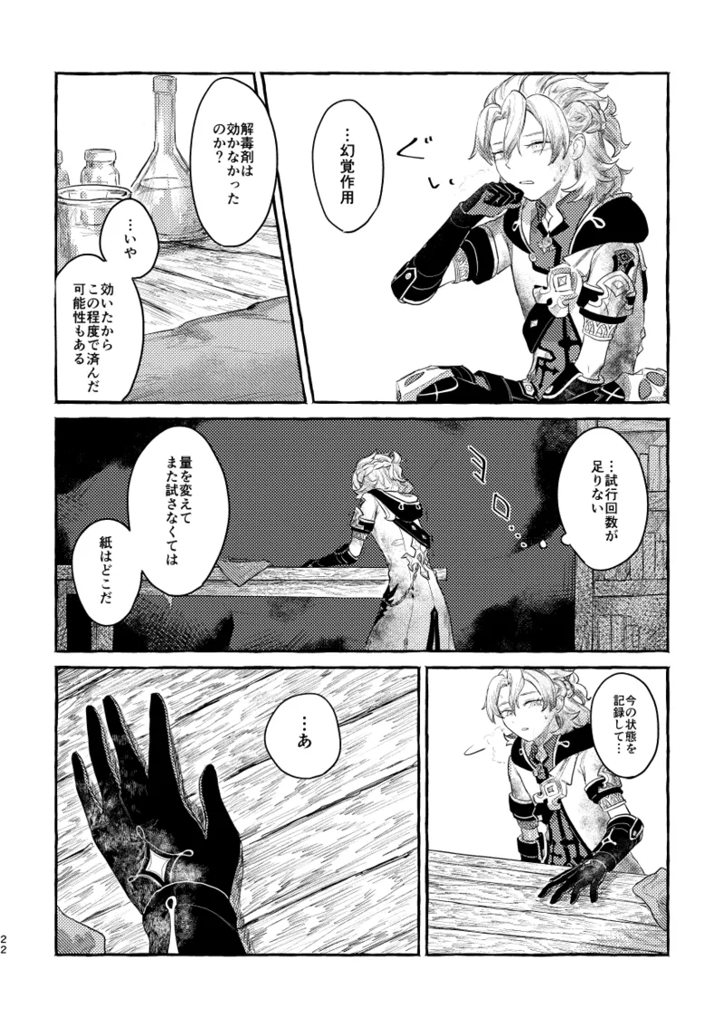 Doku o Kurawaba page 21 featuring albedo genshin impact parody - males only guro hentai manga - read online free
