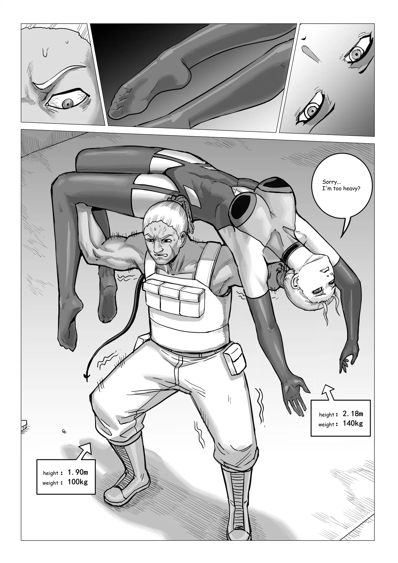 Ongoing Super-Powered Femdom Comic page 115 original parody - gloves femdom hentai manga - read online free