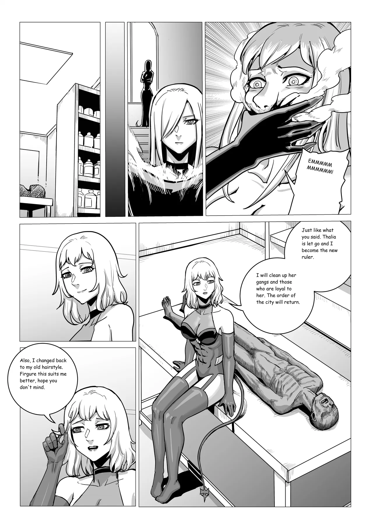 Ongoing Super-Powered Femdom Comic page 140 original parody - gloves femdom hentai manga - read online free