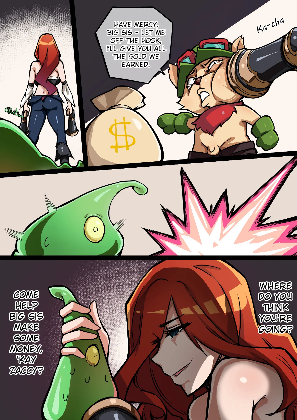 [leiji] League of Legends (Miss Fortune) | [泪吉] 英雄联盟MF page 12 featuring miss fortune league of legends parody - full color gender bender hentai manga - read online free