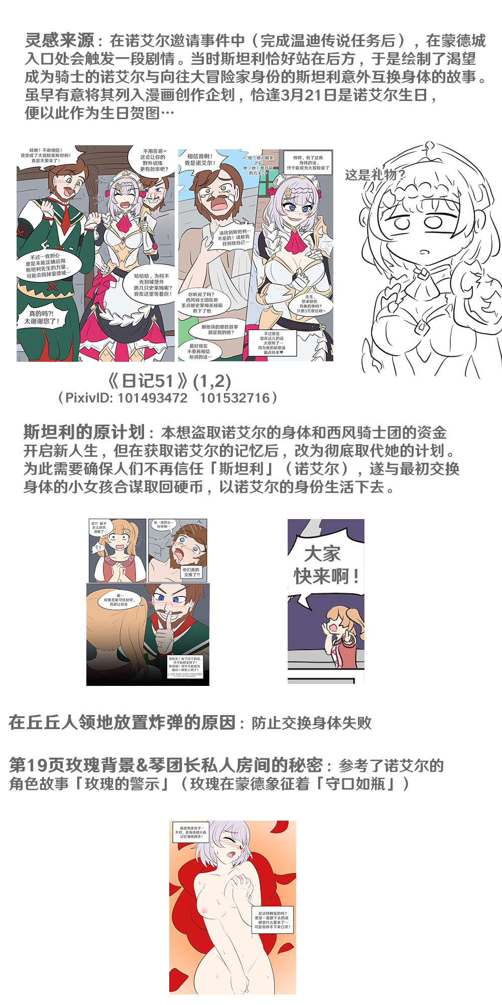 Genshin TSF: Swap-toss page 37 featuring noelle genshin impact parody - masturbation body swap hentai manga - read online free