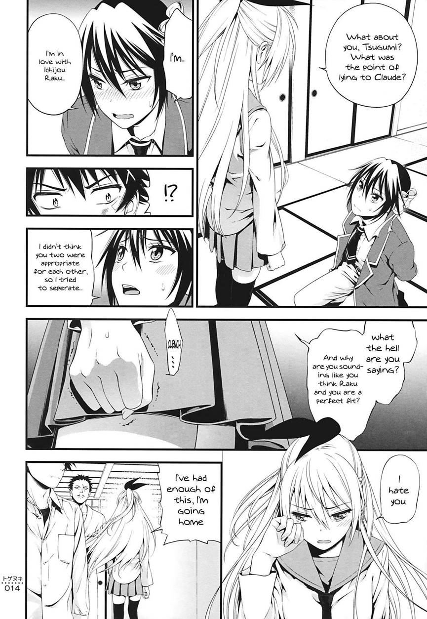Togenuki page 13 featuring chitoge kirisaki nisekoi parody - stockings very long hair hentai manga - read online free