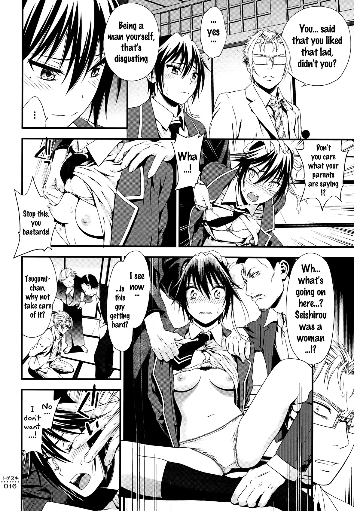 Togenuki page 15 featuring chitoge kirisaki nisekoi parody - schoolboy uniform schoolgirl uniform hentai manga - read online free