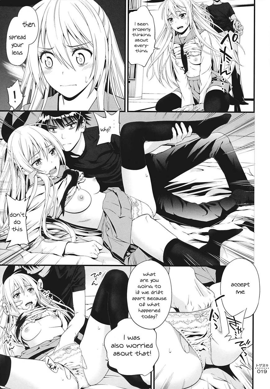 Togenuki page 18 featuring chitoge kirisaki nisekoi parody - schoolboy uniform schoolgirl uniform hentai manga - read online free