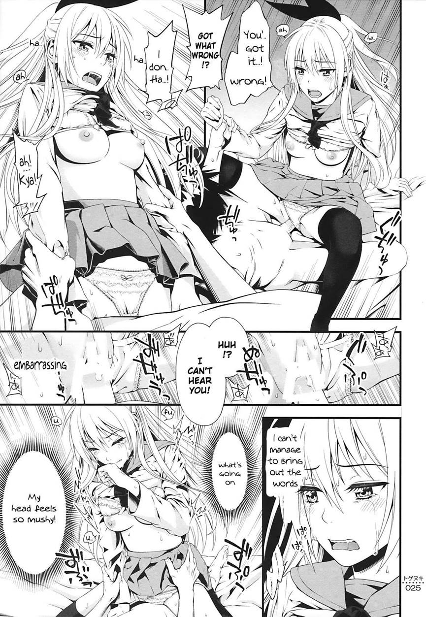 Togenuki page 24 featuring chitoge kirisaki nisekoi parody - stockings very long hair hentai manga - read online free
