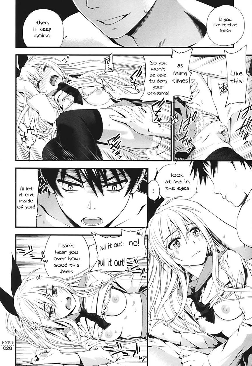 Togenuki page 27 featuring chitoge kirisaki nisekoi parody - stockings very long hair hentai manga - read online free