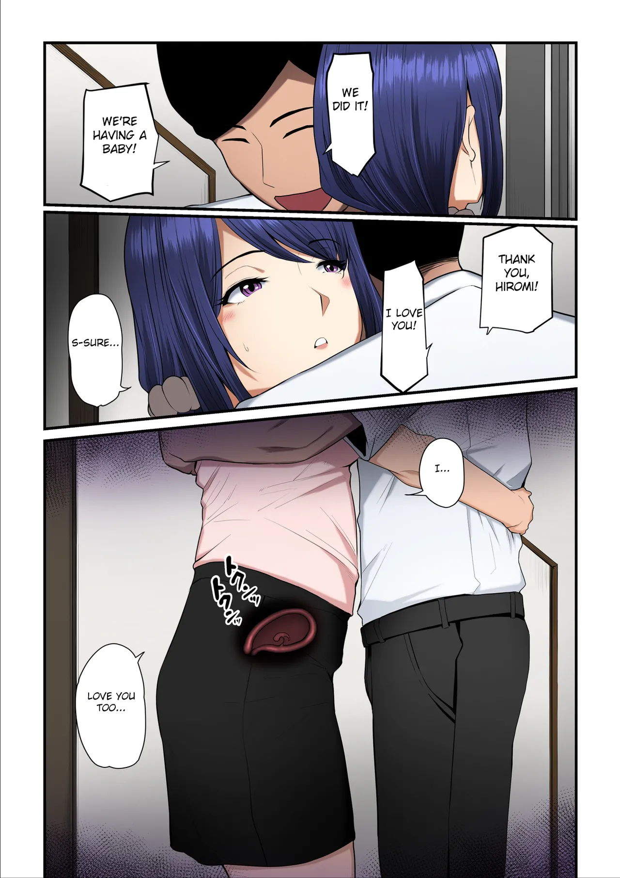 Nureta Ajisai 3 page 20 original parody - business suit pregnant hentai manga - read online free