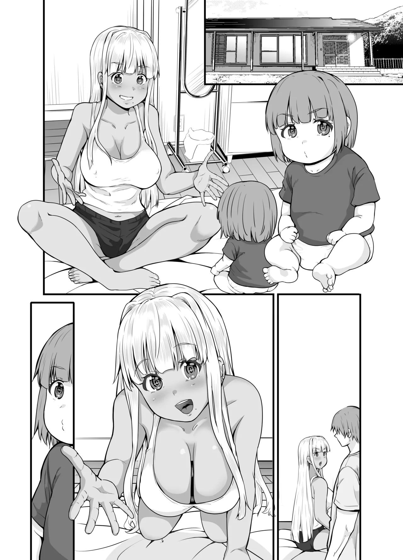 Inaka no Kuro Gal JK to Kekkon Shimashita 4 page 64 original parody - big breasts breast feeding hentai manga - read online free